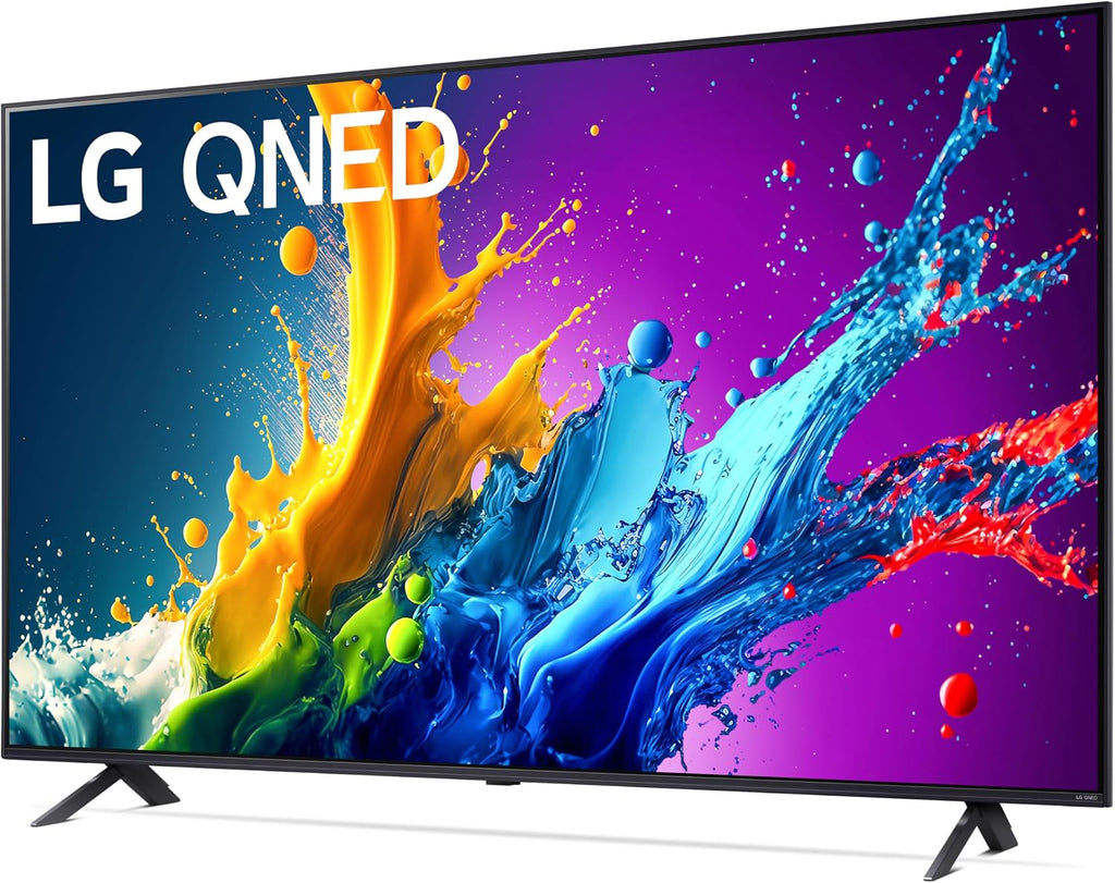 LG 65-Inch Class QNED80T Series LED Smart TV 4K Processor Flat Screen with Magic Remote AI-Powered with Alexa Built-in (65QNED80TUC, 2024) (Renewed)