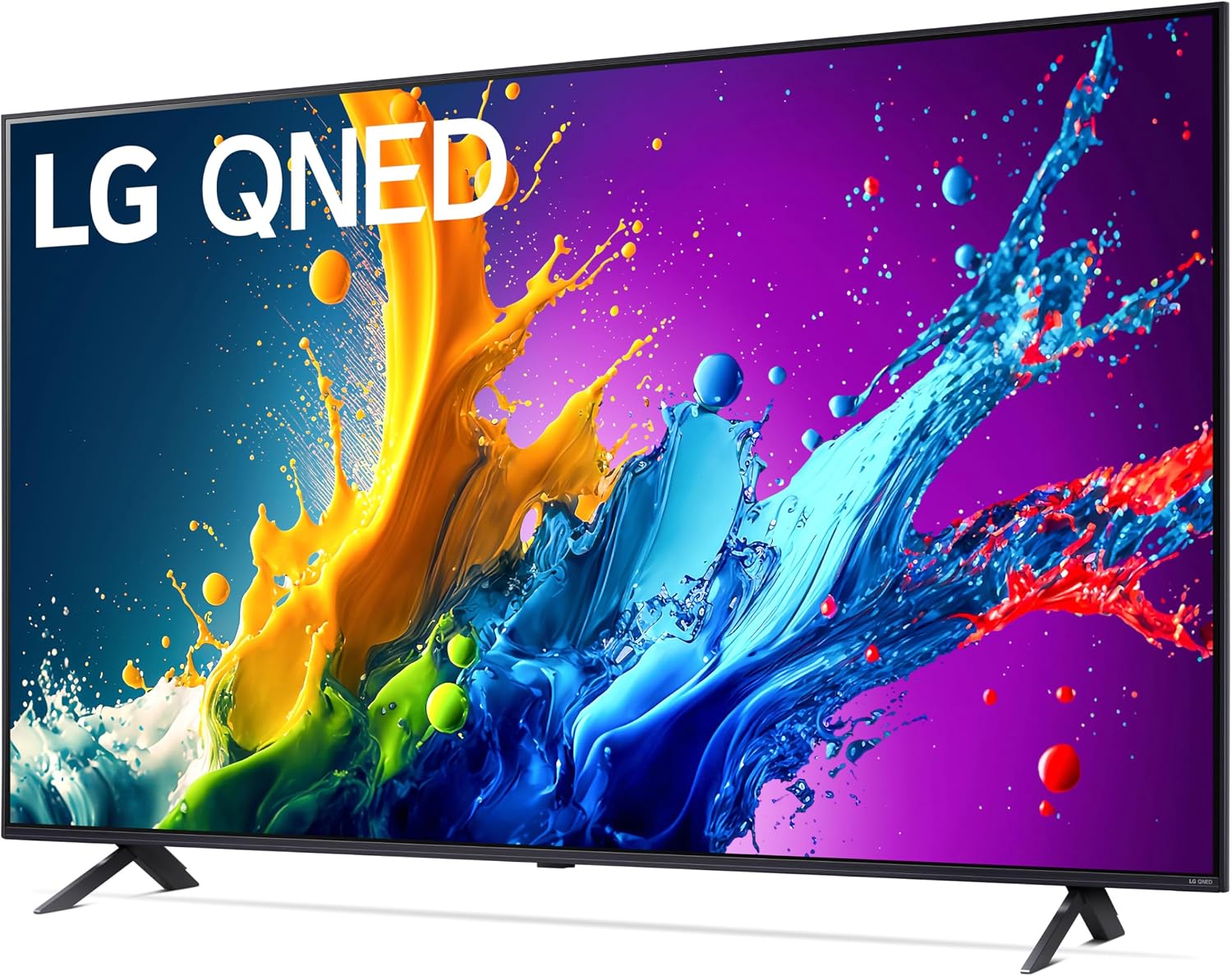 LG 65-Inch Class QNED80T Series LED Smart TV 4K Processor Flat Screen with Magic Remote AI-Powered with Alexa Built-in (65QNED80TUC, 2024) (Renewed)