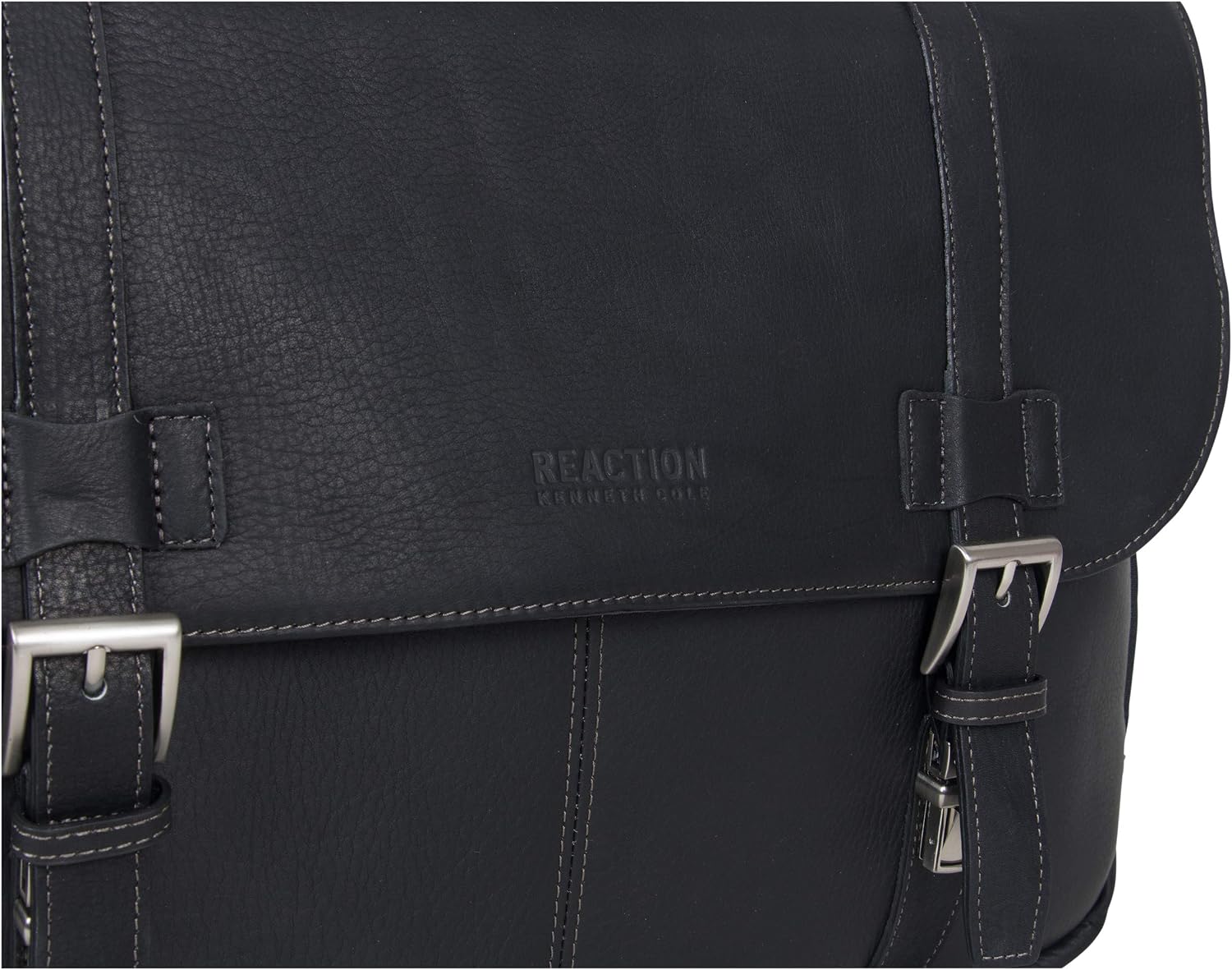 Kenneth Cole REACTION Show Business 16' Colombian Leather Business Laptop Portfolio Messenger Bag