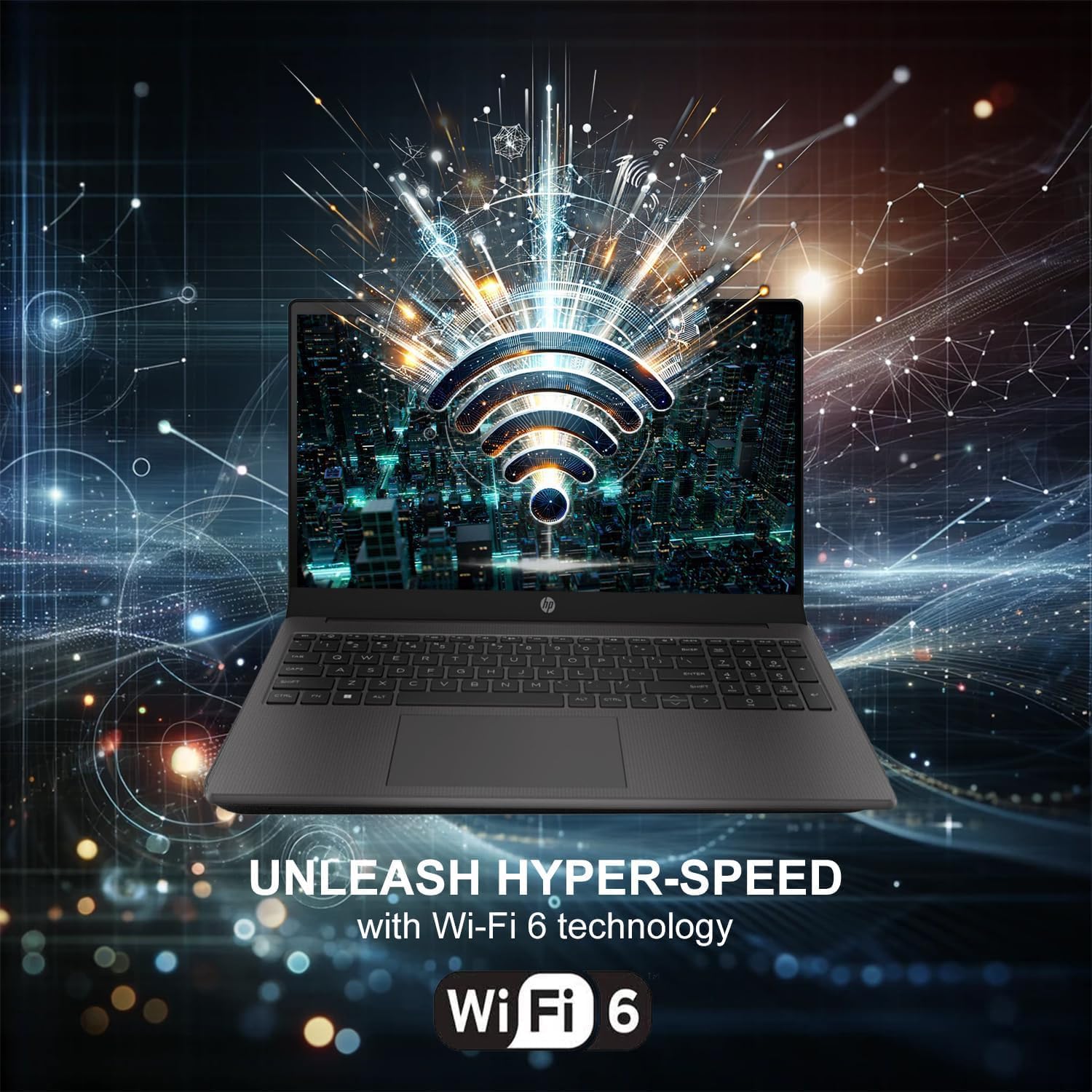 HP 255 G10 Laptop for Home or Work – Speed 6-Core Ryzen 5 (Up to 4.5 GHz), 16GB RAM, 256GB SSD, 15.6' Full HD, Windows 11 Pro, Wi-Fi 6, USB-C, WOWPC Recovery USB – Business and Fun Ready