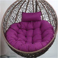 Outdoor Hanging Chair Cushion 125size (Diameter: 115cm) Filled Sponge Particles, The pad Cover Features Straps/Zipper, and has a Non-Woven Fabric Lining.