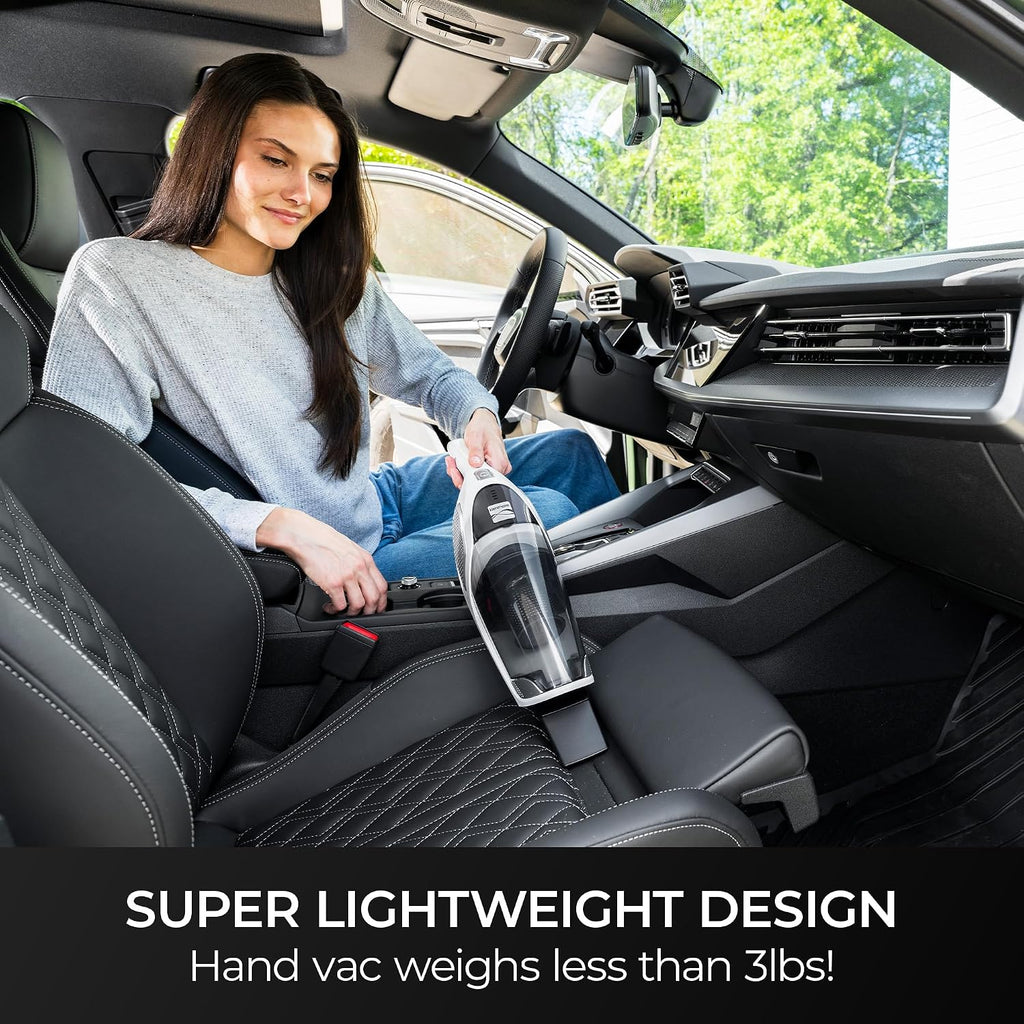 Kenmore 200 Series DS2000 Cordless Stick Vacuum Lightweight Cleaner 2-Speed Power Suction LED Headlight 2-in-1 Handheld for Hardwood Floor, Low Pile Carpet & Pet Hair