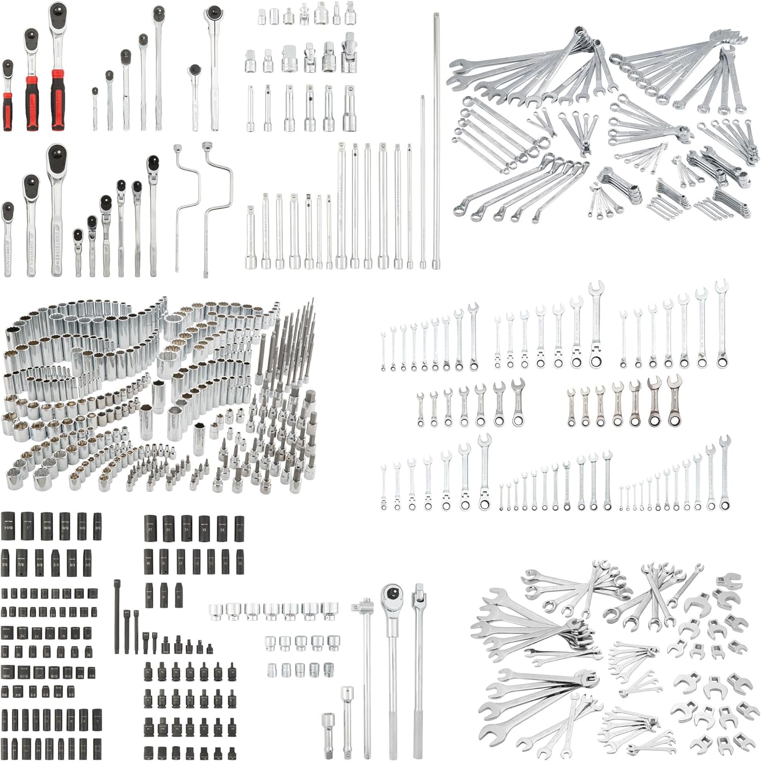 CRAFTSMAN 728 Piece Mechanics Tool Set with Sockets, Bits, Ratchets and Wrenches (CMMT72728)