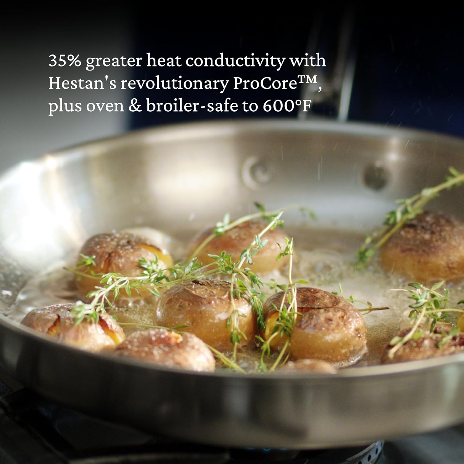 Thomas Keller Insignia by Hestan - 11' Stainless Steel Sauté Pan, Induction Cooktop Compatible