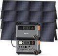 OSCAL PowerMax 6000 with Expansion Battery for 3×400W Solar Panel,120V/240V for Solar Generator,6000w AC Output (9000W Surge),7200Wh Home Backup, Emergency, Outdoor Camping