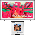 Samsung QN85LS03FWFXZA 85 Inch The Frame Pro Wireless 4K Neo QLED TV with a HW-LS60D 2.0 Channel Photo Frame Speaker (2025)