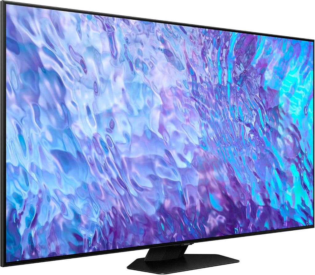 SAMSUNG 65-Inch 4K QLED Smart TV QN65Q80CAFXZA - Titan Black (Renewed)