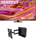 Samsung QN65QN90FAFXZA 65 Inch Neo QLED 4K QN90F Vision AI Smart TV with a Kanto R400 Recessed in-Wall Full Motion Articulating Mount (2025)