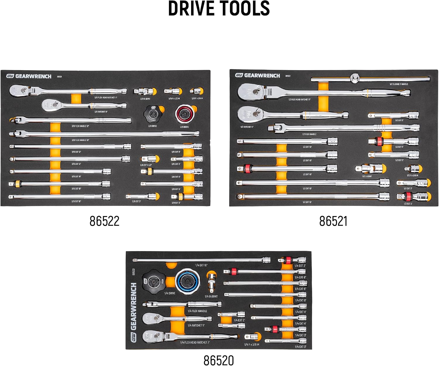 GEARWRENCH 791 Piece Master Mechanics Tool Set in Premium Modular Foam Trays with GSX Mobile Tool Storage | MEGAMODPRO
