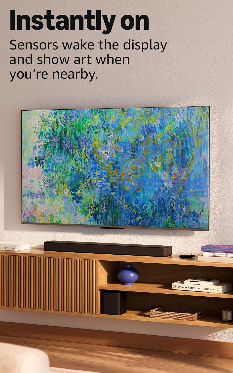 Amazon Ember 65' QLED Series with Fire TV (newest model) with 4-Year Protection Plan