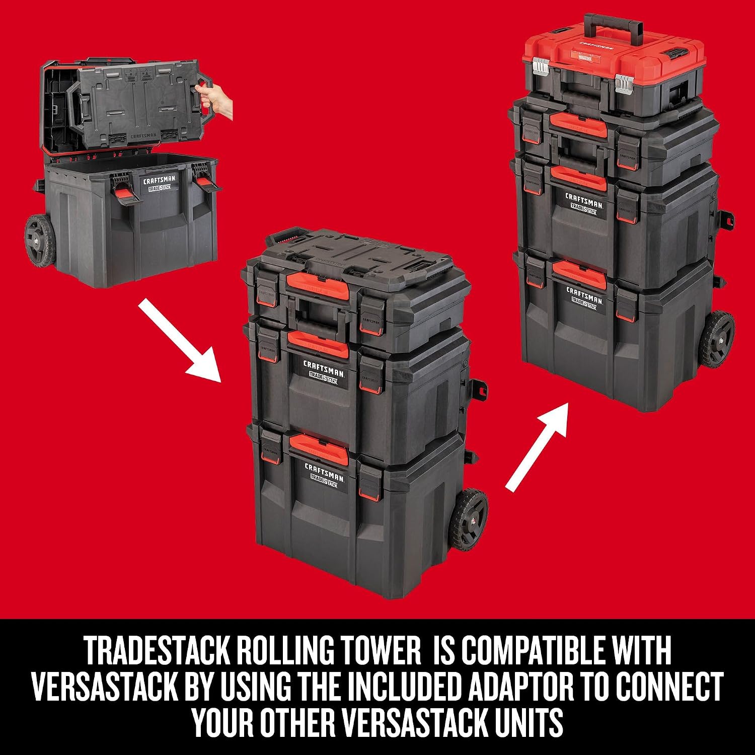 CRAFTSMAN TRADESTACK Rolling Tower (CMST60420)