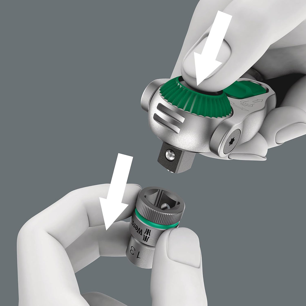 Wera - 5003594001 8100 SB 2 Zyklop 3/8' Metric Ratchet Set ( Piece of 43)