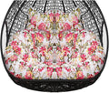 ZTGL 2 Persons Hammock Swing Chair Cushion, Double Egg Chair Pads Luxury Outdoor Patio Wicker Loveseat Hanging Swing Egg Chairs for Patio Backyard Balcony,I,1 pc 110x150cm