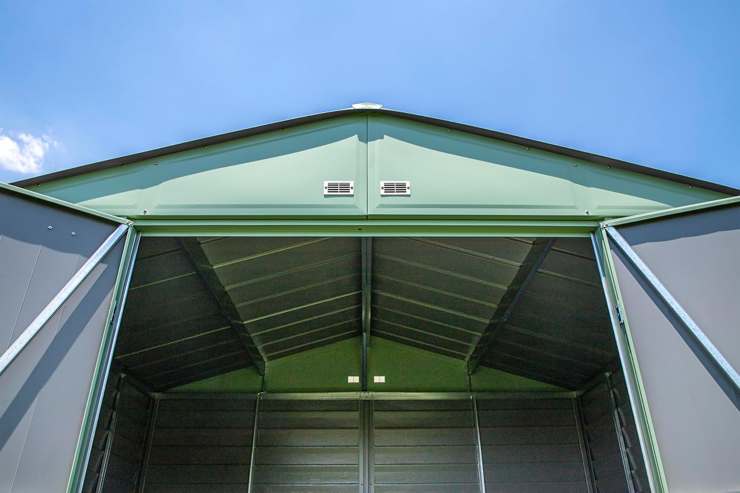 Arrow Sheds 10' x 12' Outdoor Steel Storage Shed, Green