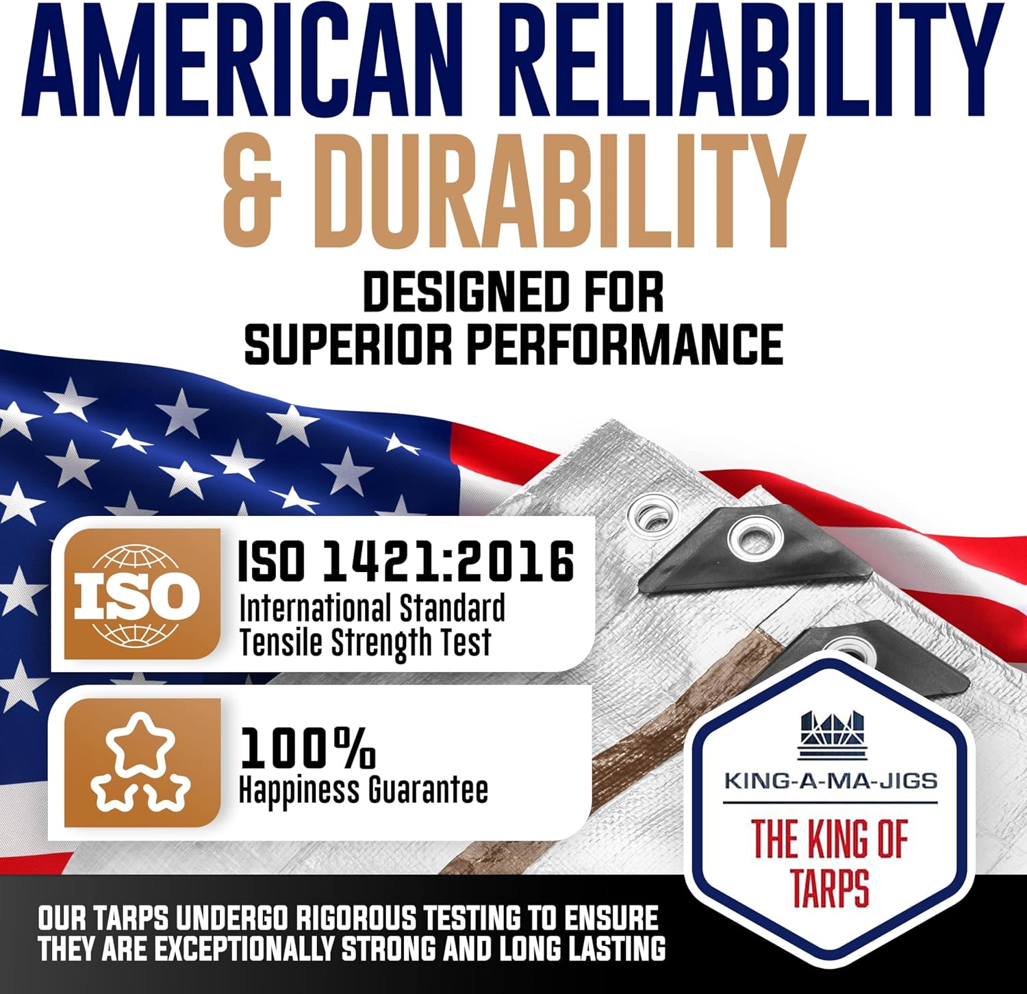 20x40 Tarp Heavy Duty, Large Tarp Waterproof - 10 Mil Extra Thick, UV Resistant, Grommets Every 18' - Outdoor Waterproof Plastic Poly Tarpaulin, Camping, Pool, House Roof Rain Cover (Silver/Brown)