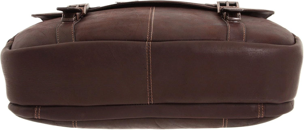 Kenneth Cole REACTION Show Business 16' Colombian Leather Business Laptop Portfolio Messenger Bag