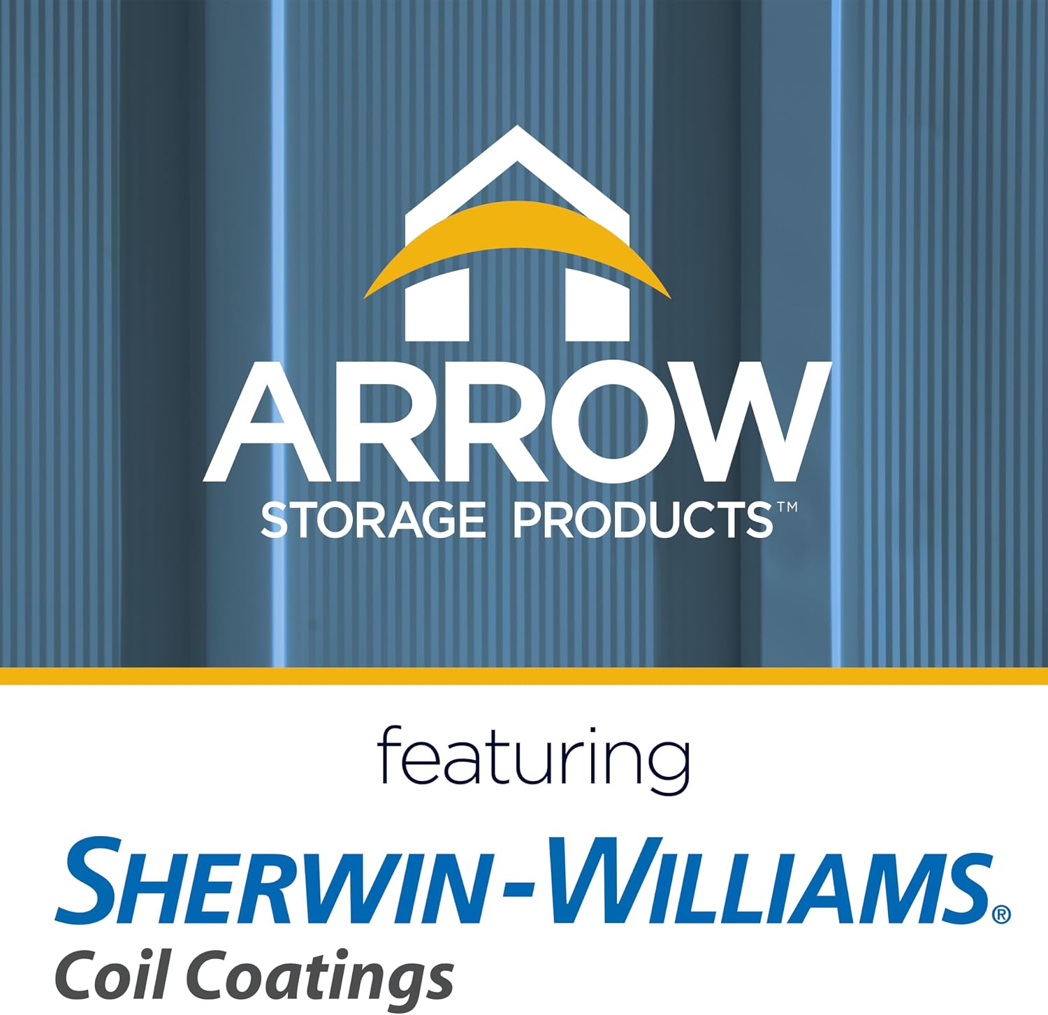 Arrow Classic Steel Storage Shed, 10x14, Blue Grey