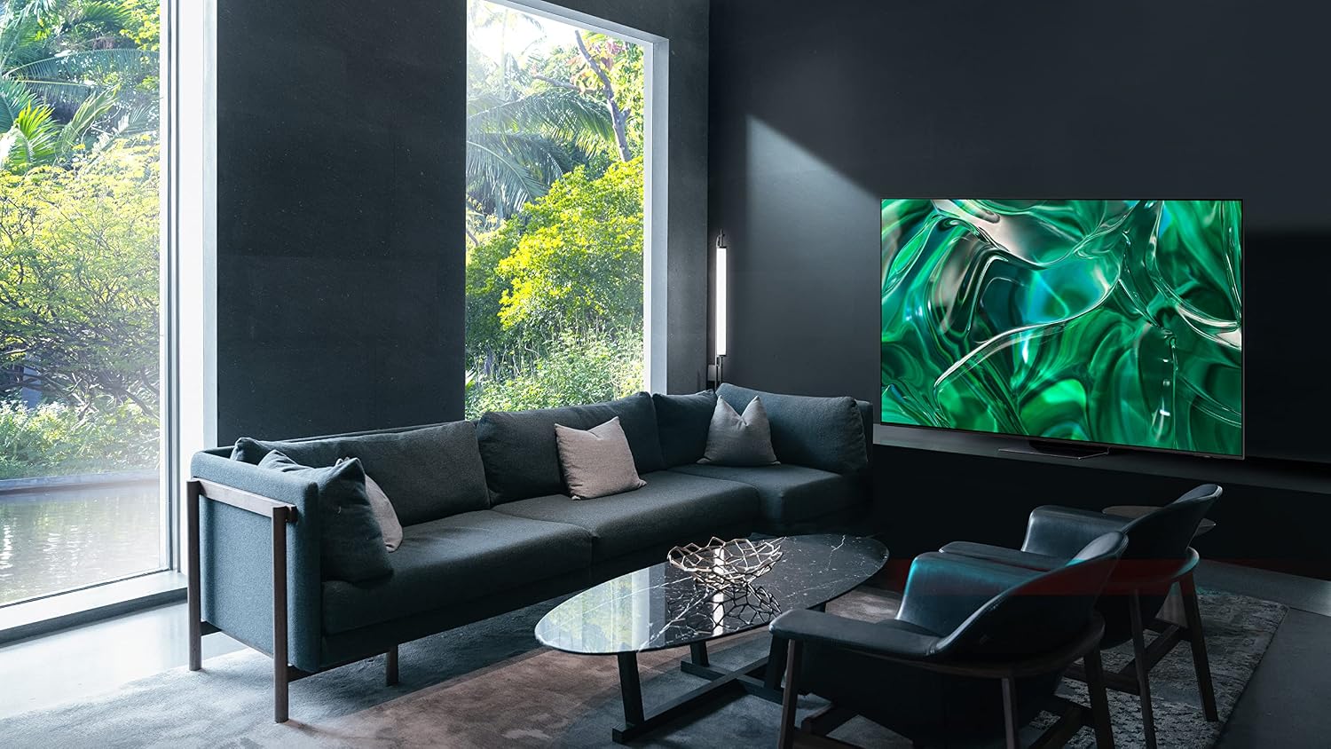 Samsung 77-Inch Class OLED 4K S95C Series Quantum HDR Smart TV w/Dolby Atmos, Object Tracking Sound+, Q Symphony, Motion Xcelerator Turbo Pro, Gaming Hub, Alexa Built-in (QN77S95C, 2023 Model)