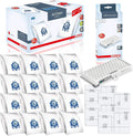 Miele Performance Pack 16 Type GN AirClean 3D Efficiency Genuine FilterBags + Genuine AH30 HEPA Filter + 4 Genuine Pre-Motor Protection Filters