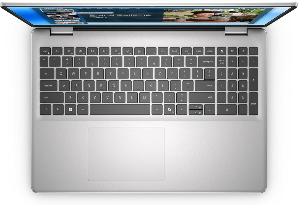 Dell 2025 Personal Laptop | 16 DC | 16' 1920x1200 Touch IPS | Intel 10-Core 5 120U | Intel Graphics | 8GB DDR5 | 512GB SSD | Win11 Home | Wi-Fi 6E - BT 5.2 - Backlit KB - 1080p Camera - Silver