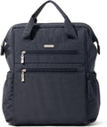 Baggallini City Scape Backpack - 15'x11' Lightweight Work Travel Bag w/Luggage Sleeve & RFID