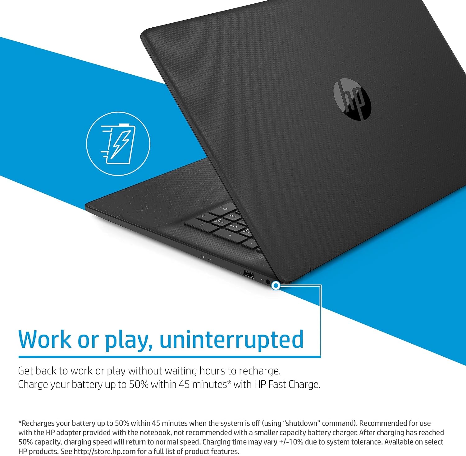 HP 17 Laptop (17.3' HD+ BrightView, Intel 10-Core i7-1355U, 16GB RAM, 512GB SSD, Narrow Bezel) for Business, Enterprise, Students, Long Battery Life, Wi-Fi 6, IST Hub, Webcam, Fast Charge, Win 11 Pro