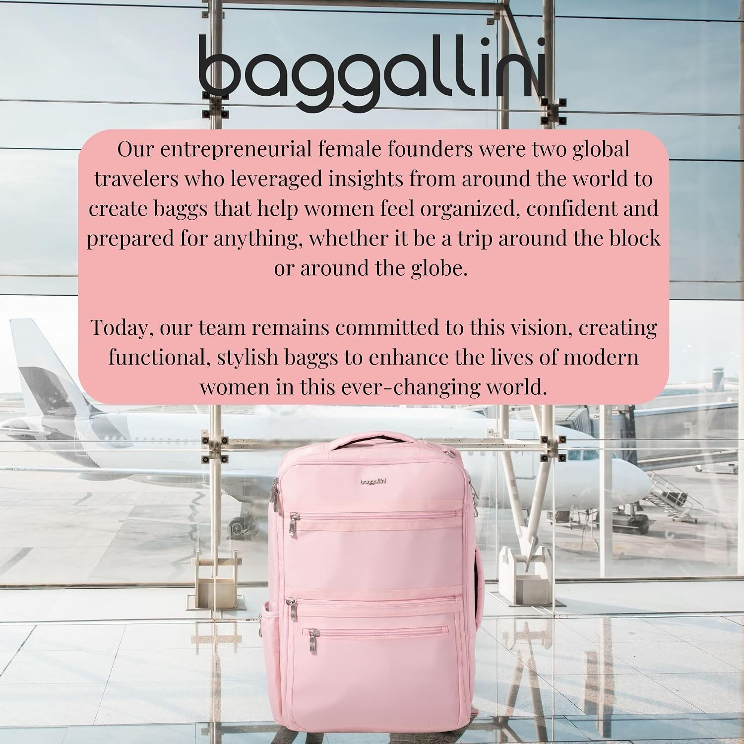 Baggallini Modern Convertible Travel Backpack