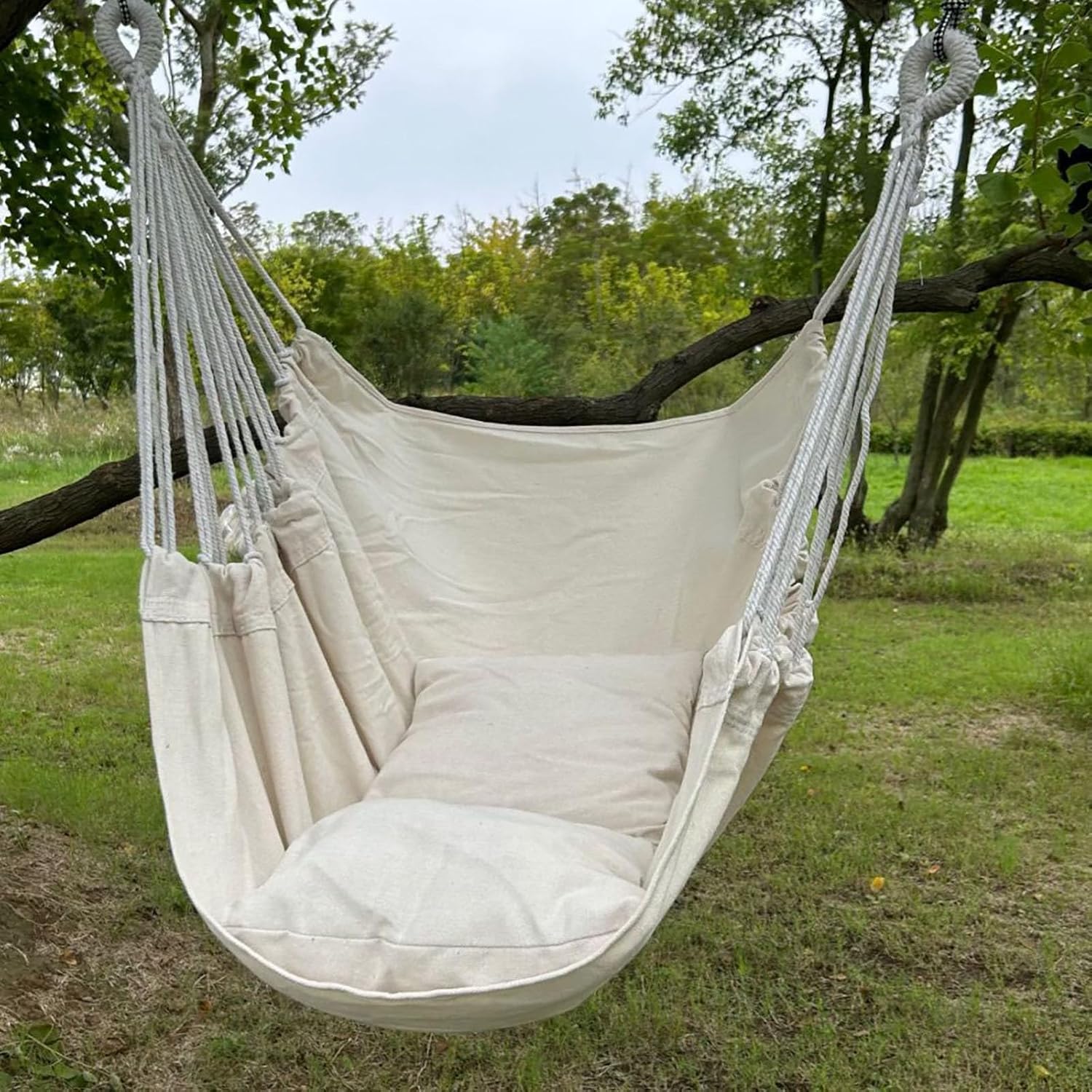 Hammock Swing - Dormitory Hanging Chair, Extended Seat Indoor Lazy Stool, Rocking Chair for College Students, Comfortable and Stylish Indoor Seat