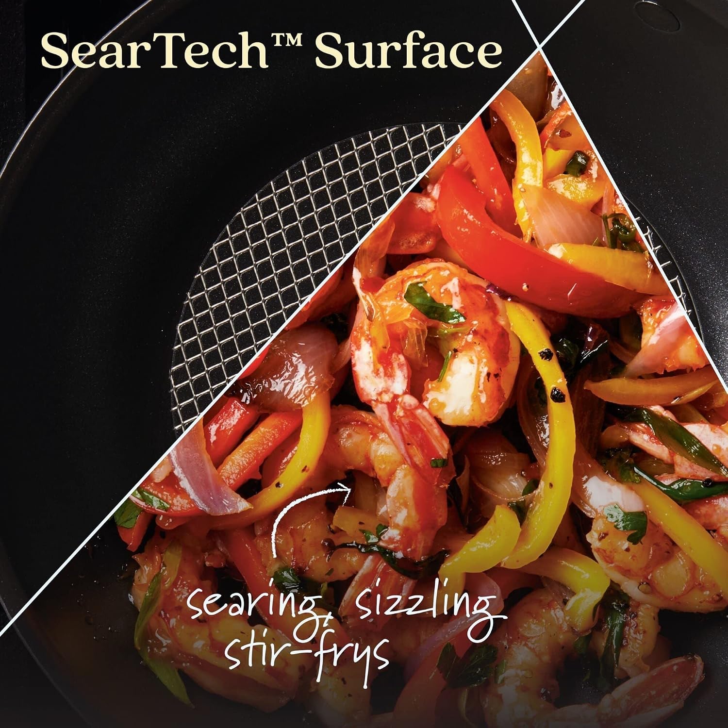 Anolon X - SearTech Non-Stick Frying Pan, Induction Compatible (24 cm)
