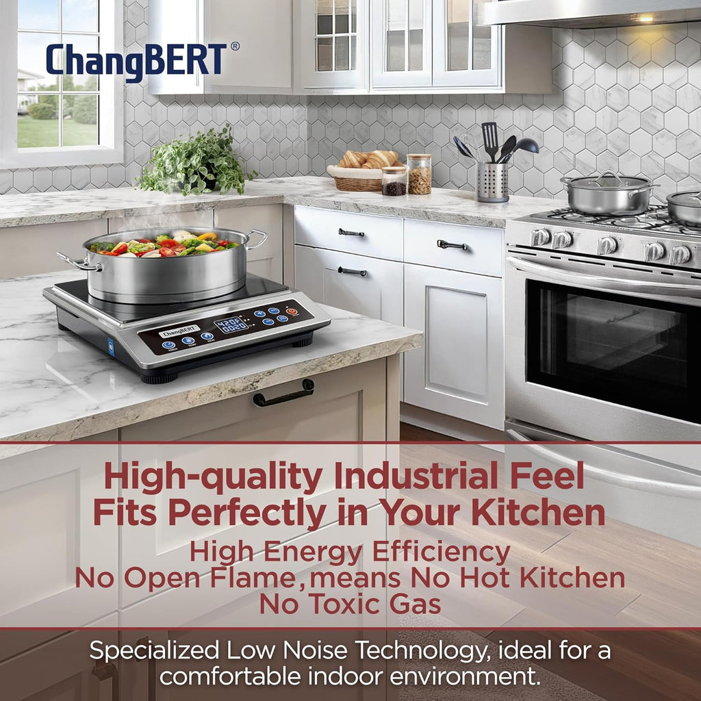 ChangBERT Portable Induction Cooktop & nduction Cooktop NSF Certified Professional Chef Edition Stove
