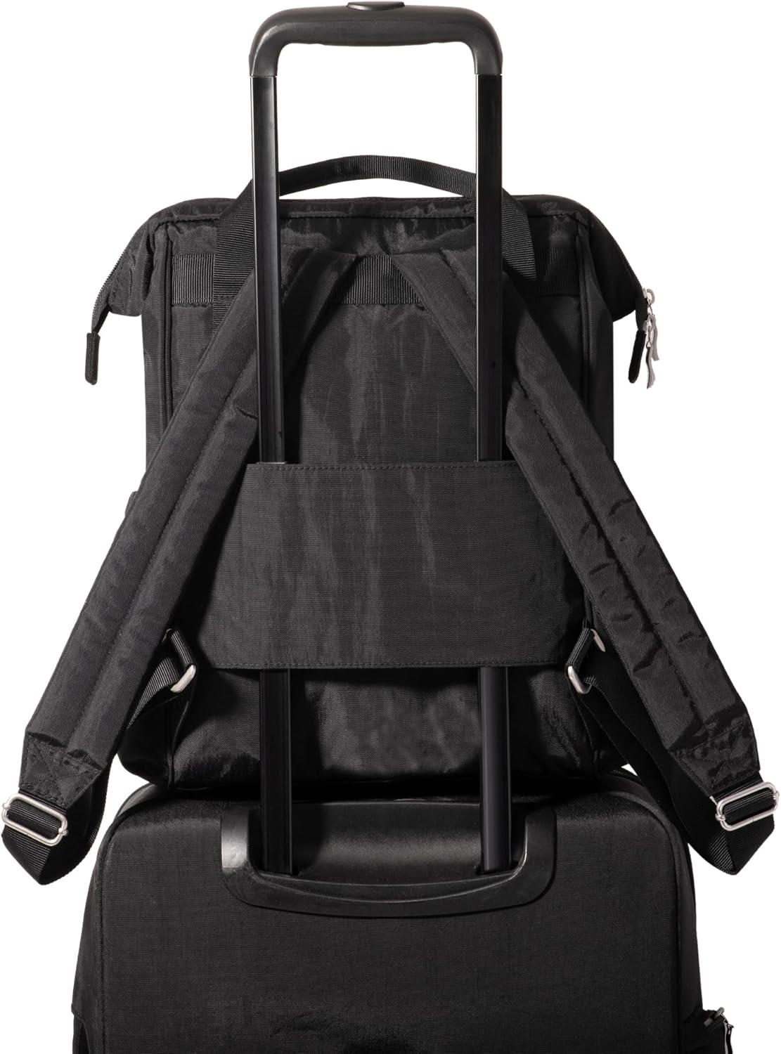 Baggallini City Scape Backpack - 15'x11' Lightweight Work Travel Bag w/Luggage Sleeve & RFID