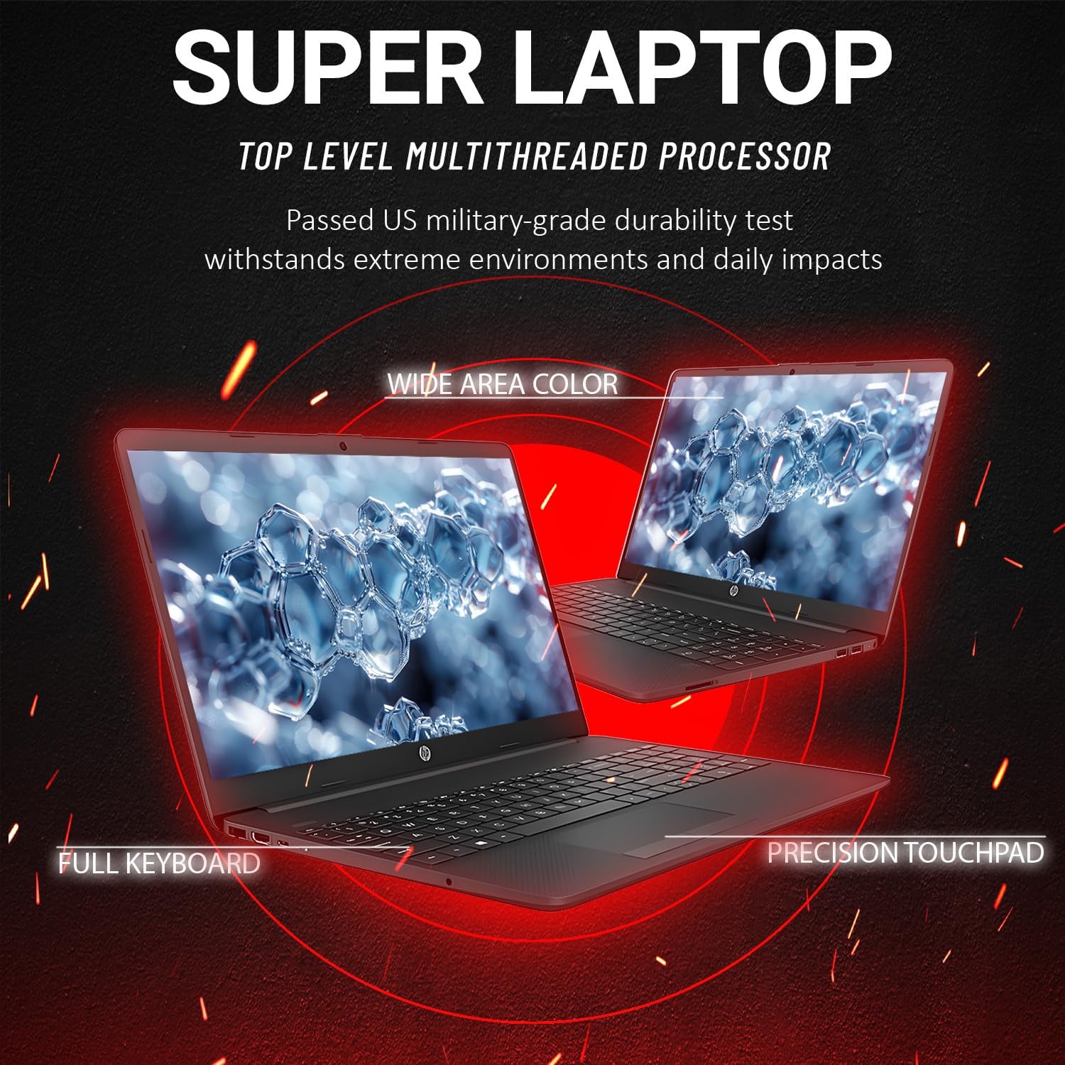 HP 2025 Latest 15.6' Business and Student Laptop, AMD Ryzen 5 7530U (Outperforms i7-1165G7), 64GB RAM, 2TB SSD, Ultra Quiet Design, Long Battery Life, Windows 11 Pro with Microsoft Office, WOWPC USB