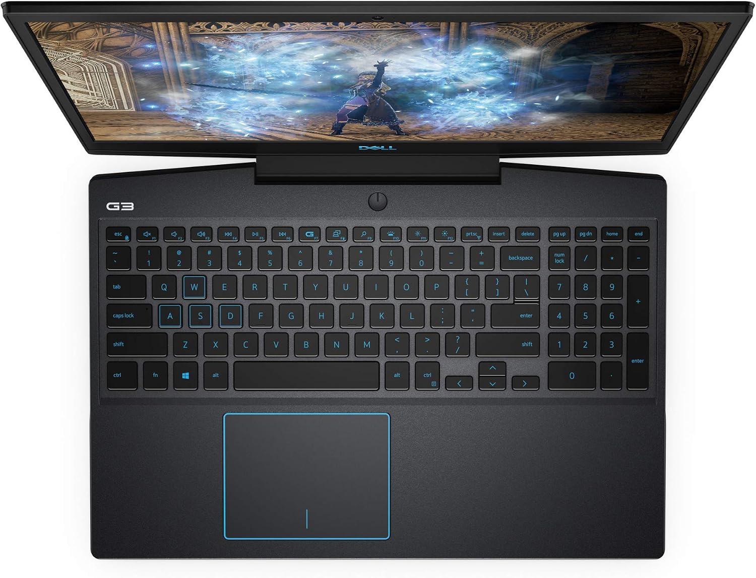 Dell Gaming G3 15 3500-15 Inch FHD 120Hz Refresh Rate, Intel Core i5-10300H 10th Gen, 8GB DDR4 RAM, 512GB SSD, Nvidia Geforce GTX 1650 Ti 4GB GDDR6, Windows 10 Home Eclipse Black
