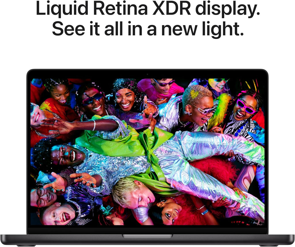 Apple 2025 MacBook Pro Laptop with Apple M5 chip with 10‑core CPU and 10‑core GPU: Built for AI, 14.2-inch Liquid Retina XDR Display, 16GB Unified Memory, 512GB SSD Storage; Space Black