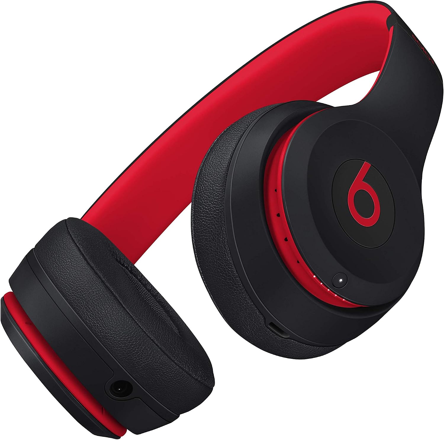 Beats Solo3 Wireless On-Ear Headphones - Apple W1 Headphone Chip, Class 1 Bluetooth, 40 Hours Of Listening Time - Defiant Black-Red (Previous Model)