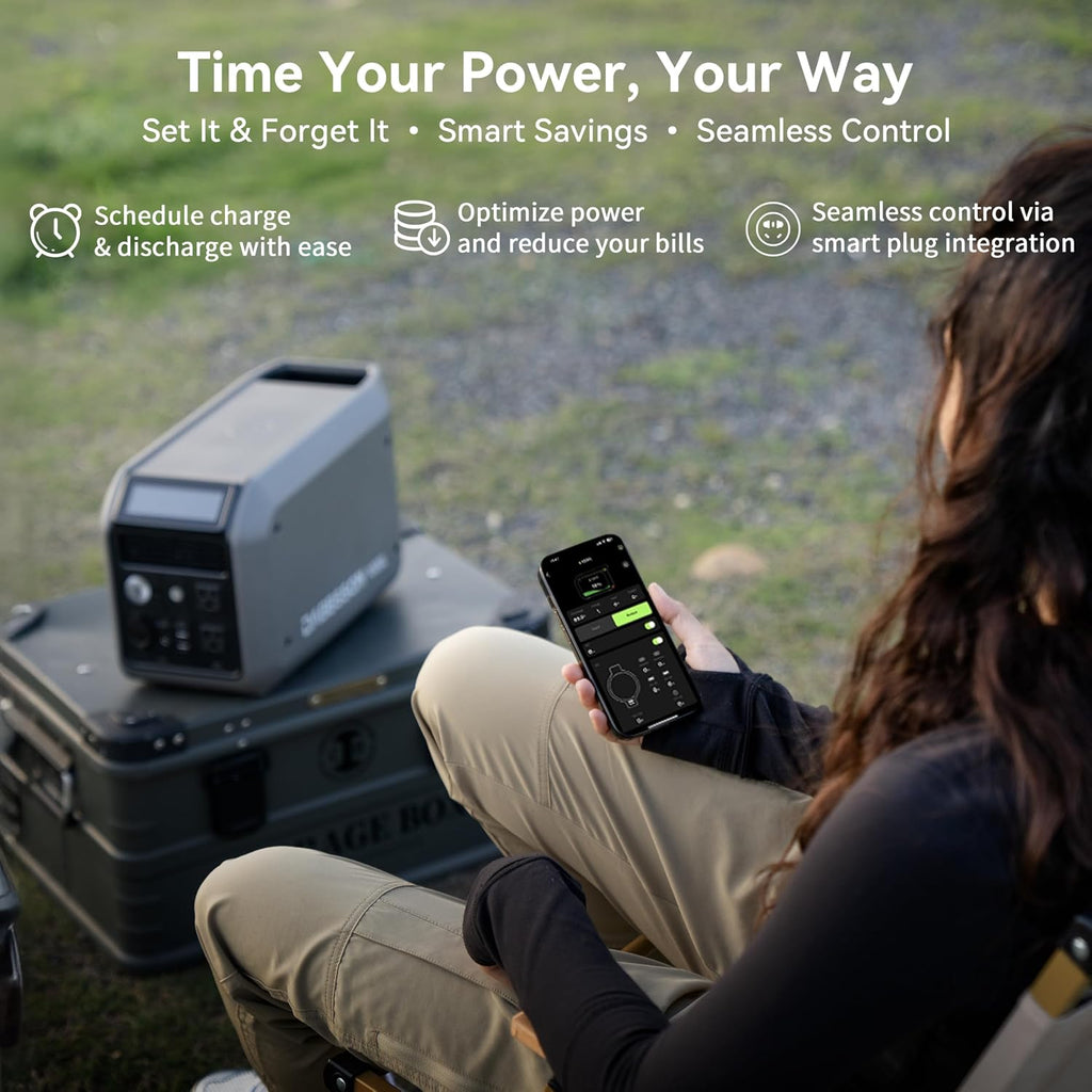 Dabbsson 1008Wh Solar Generator with 420W Solar Panel, Semi-Solid LiFePO4, 1200W AC Output,1600W Power-Boost, 1.2X Longer Runtime, 0-80% in 50 Min, 1000L Portable Power Station for Home/Camping/RV