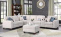Ball & Cast 127' L-Shaped Sectional Couch with Movable Ottoman&6 Throw Pillow,7 Seat Chenille Upholstered Sofa W/2 Cup Holder,USB Port&Hidden Storage Box,DIY Combination,for Livingroom,Apartment,Beige
