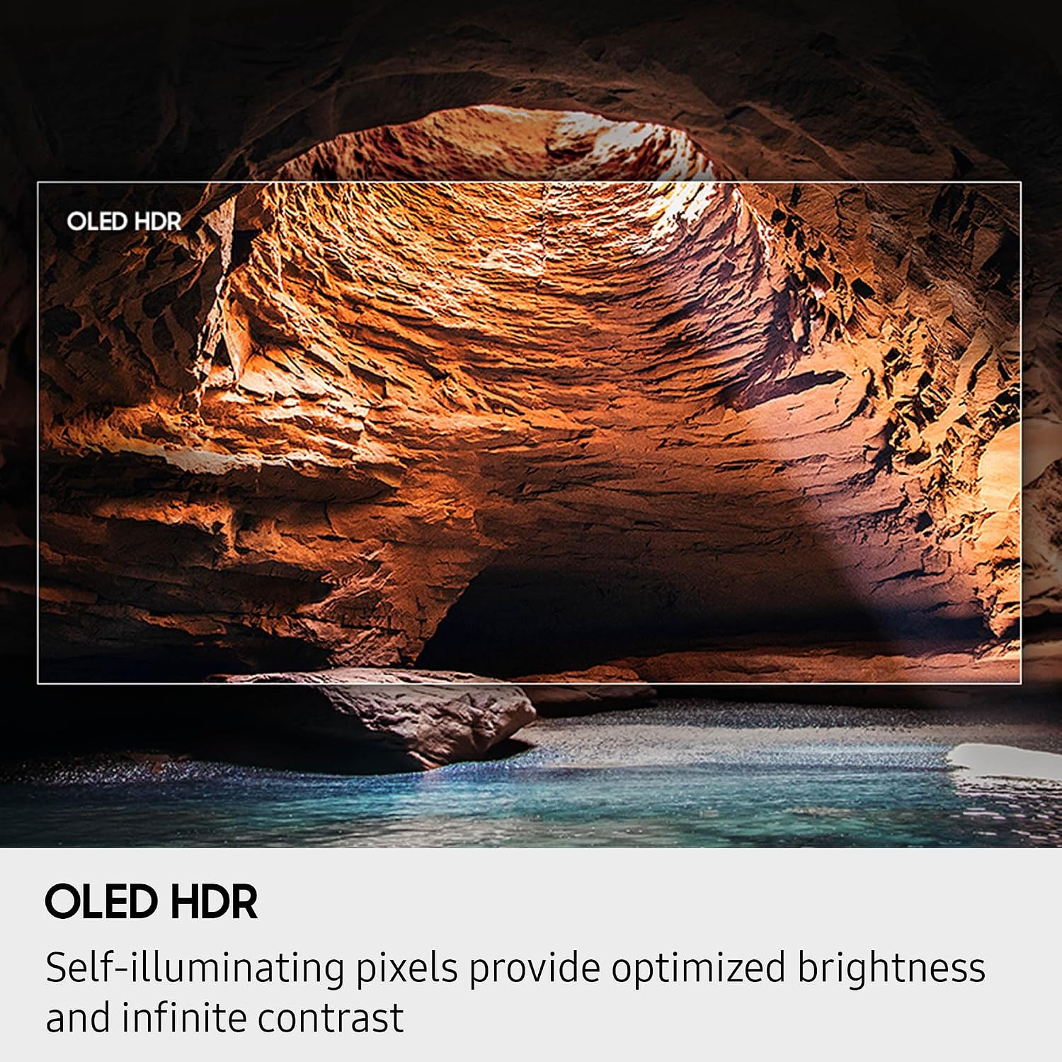 Samsung QN55S85FAFXZA 55 Inch OLED HDR 4K Smart TV with a Walts TV Medium Full Motion Mount for 32'-65' TVs and Amber Protection 3-Outlet-Surge Surge Protector (2025)