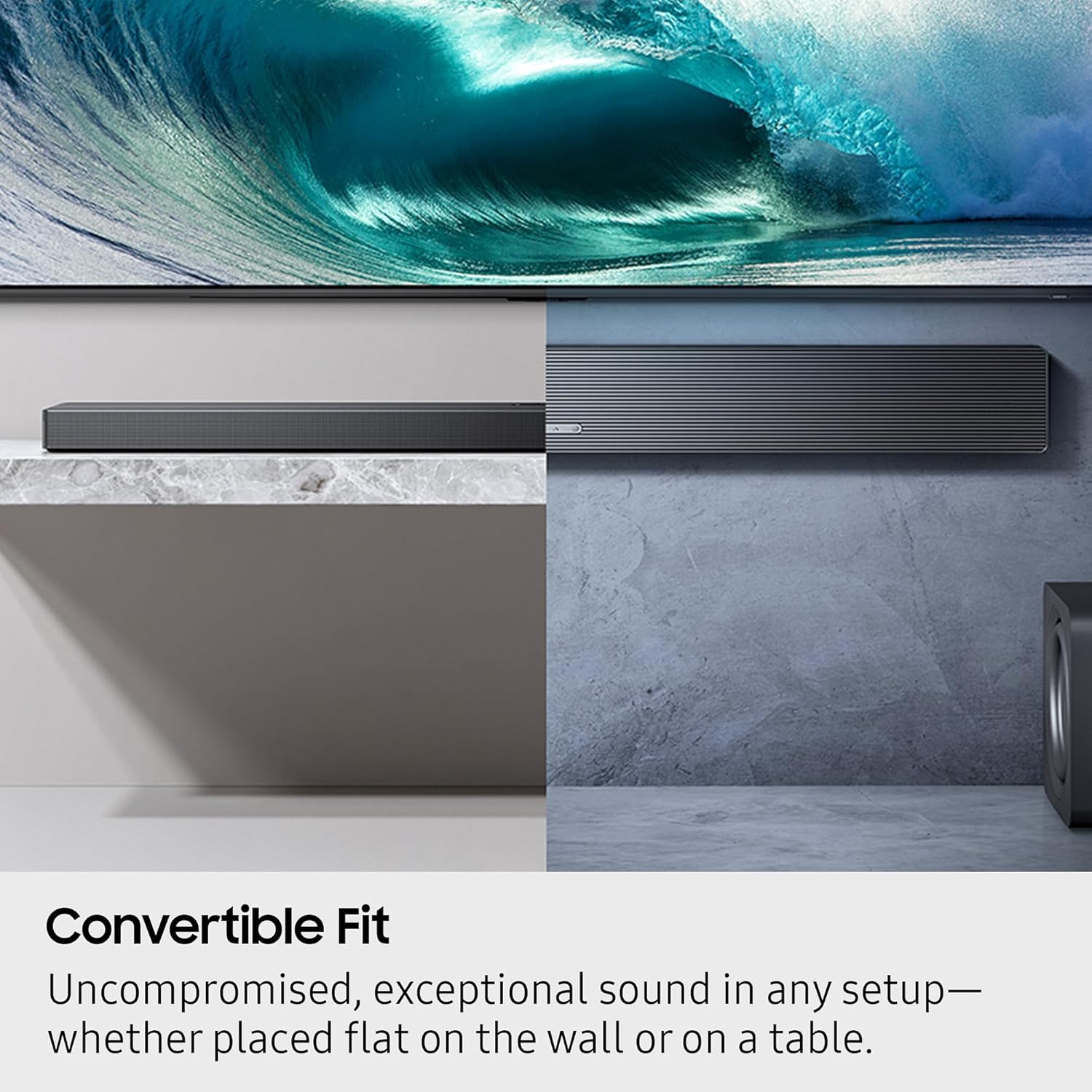 Samsung QN65LS03FAFXZA 65 Inch The Frame QLED 4K Art Mode Vision AI Smart TV with a HW-QS700F 3.1.2 Ch Dolby Atmos Soundbar and Subwoofer (2025)