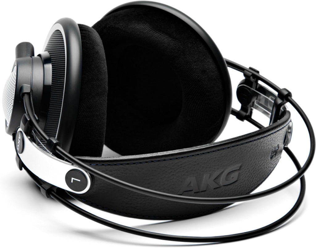 AKG Pro Audio 2458X00190 (K702) Over-Ear, Open-Back, Flat-Wire, Reference Studio Headphones,Black