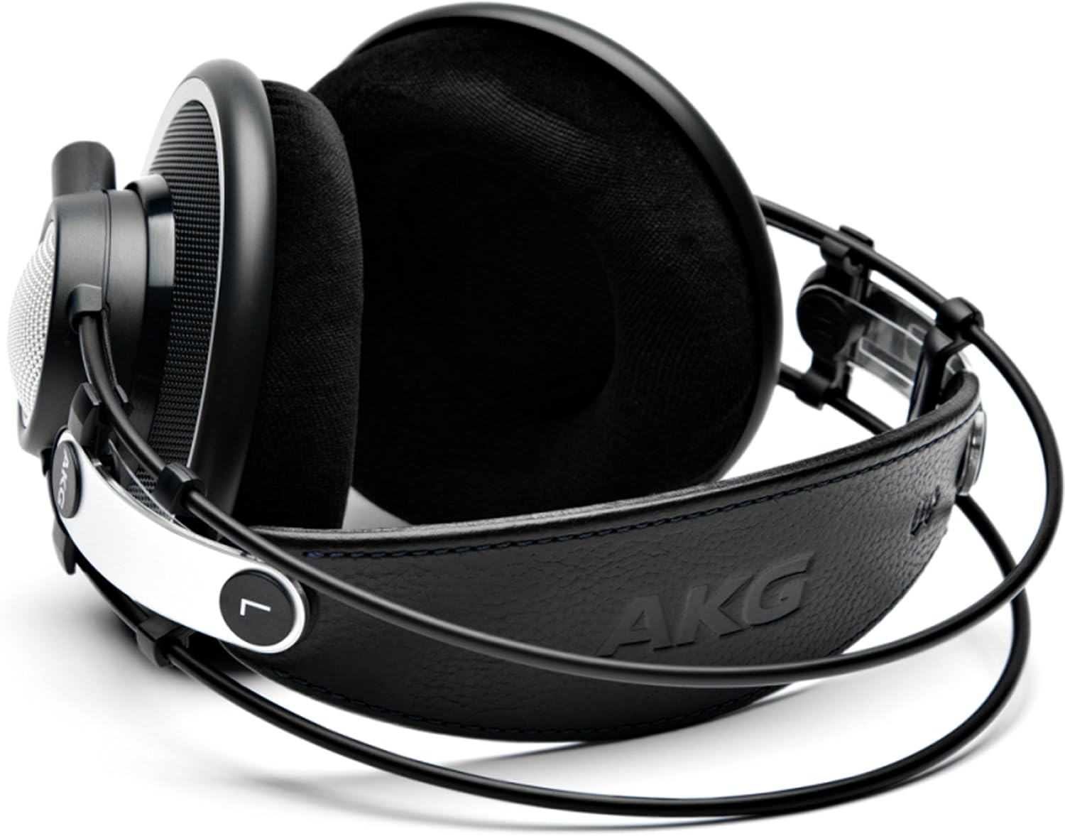 AKG Pro Audio 2458X00190 (K702) Over-Ear, Open-Back, Flat-Wire, Reference Studio Headphones,Black