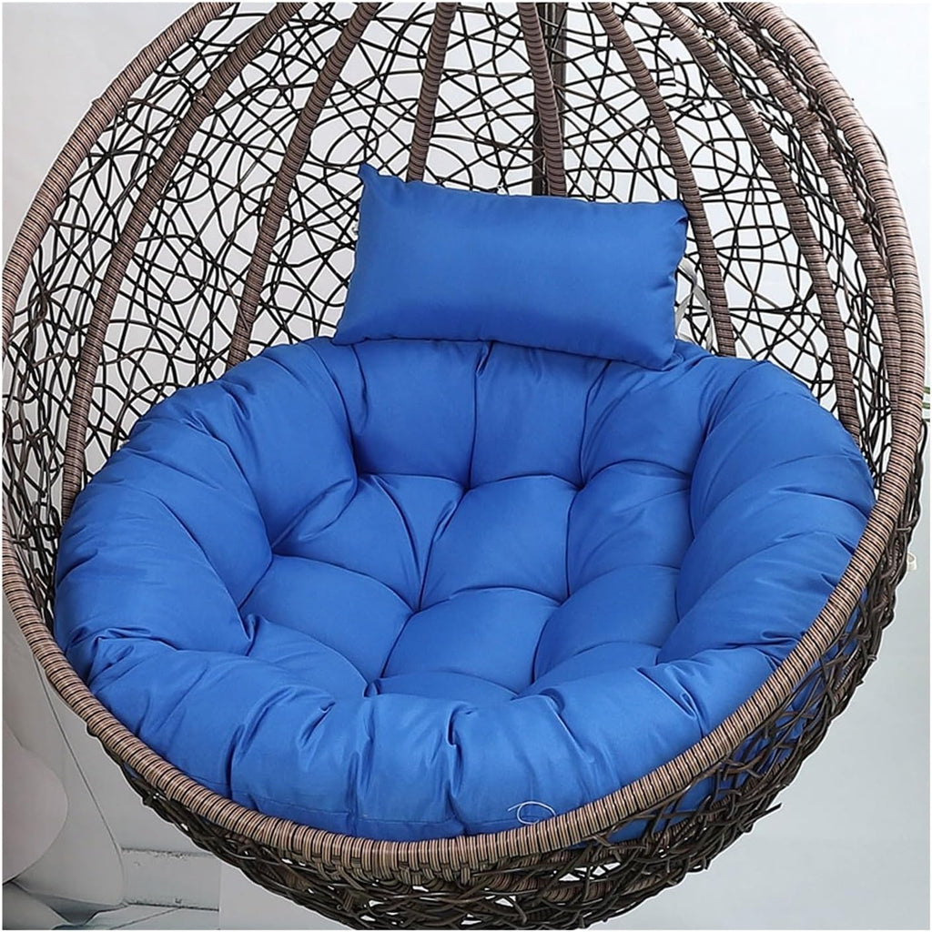 Swing seat Cushion 125size (Diameter: 115cm) Thickened Hanging Chair Cushion, Excellent Elasticity, not Easily Deformed or collapsed; Zipper Design for Easy Removal and Washing.