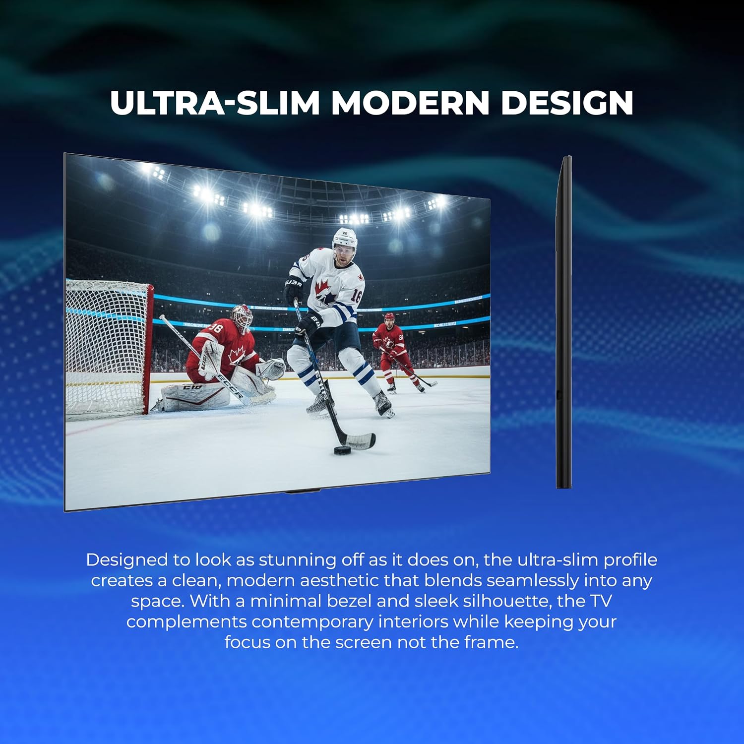 Titan G100 Mini-QLED 55 Inch Outdoor TV, Covered Patio, IP65 Smart Weatherproof TV, 4K HDR, 144 Hz, Google AI OS, 1000 Nits, Wi-Fi 5, Dolby Vision&Atmos, Onkyo, Outdoor TV Cover, Slim Bezel, 2 Yr Wty