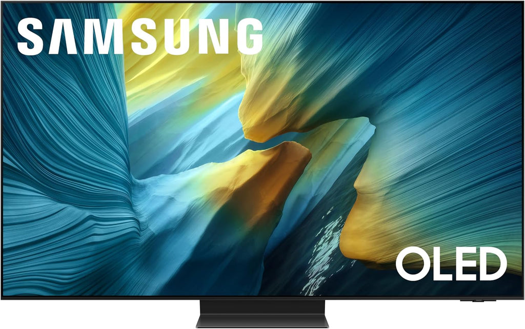 Samsung QN65S95FAFXZA 65 Inch OLED HDR Pro 4K Smart TV with a Kanto R600 in-Wall Recessed Full Motion Wall Mount (2025)