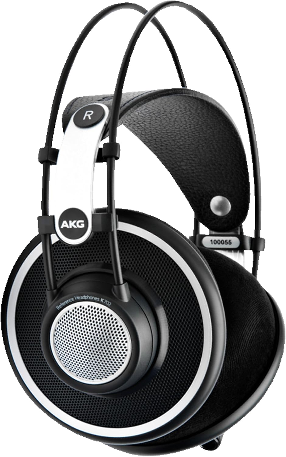 AKG Pro Audio 2458X00190 (K702) Over-Ear, Open-Back, Flat-Wire, Reference Studio Headphones,Black