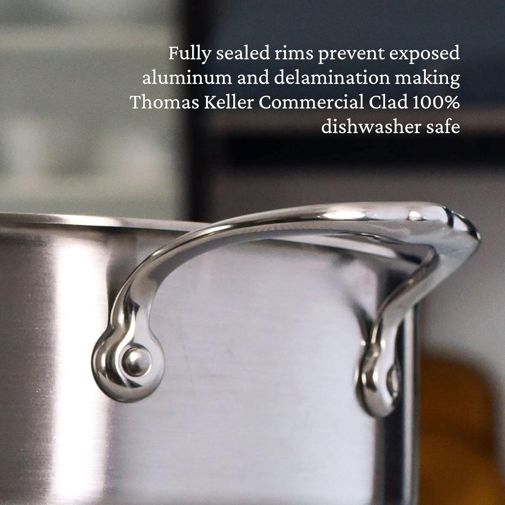Thomas Keller Insignia by Hestan - Stainless Steel 12 Quart Stock Pot, Induction Cooktop Compatible