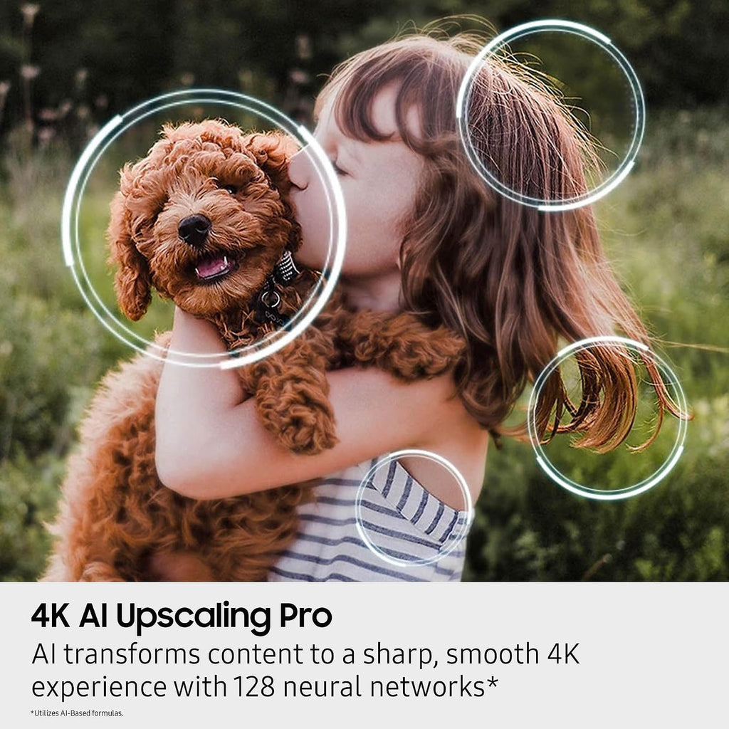 Samsung 65-Inch Class OLED S90F 4K Smart TV NQ4 AI Gen3 Processor, 4K AI Upscaling Pro, OLED HDR + Bundle with an AudioQuest G8 8-Outlet USB-A/USB-C AC Power Surge Protector (2025)