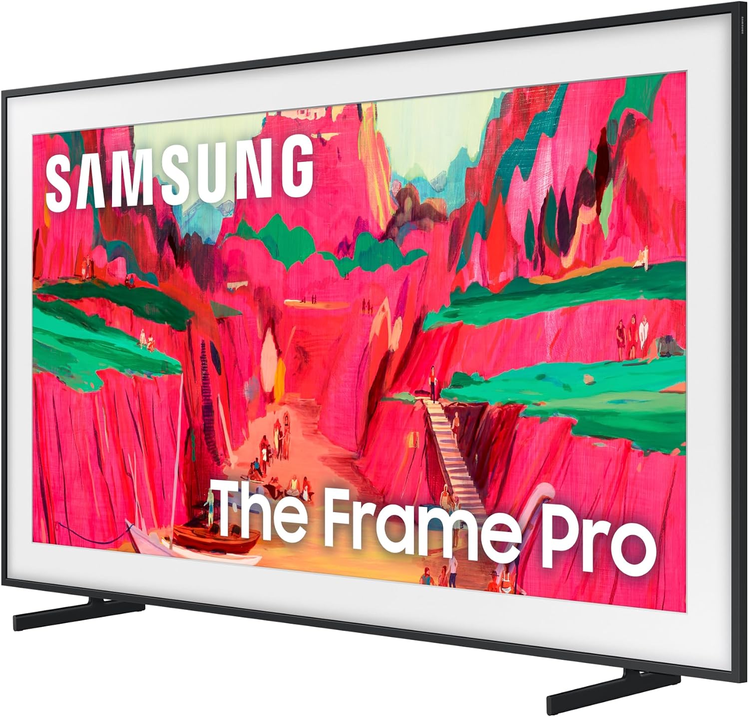 Samsung QN85LS03FWFXZA 85 Inch The Frame Pro Wireless 4K Neo QLED TV with a HW-B750F B Series Soundbar 5.1 Ch and Subwoofer (2025)