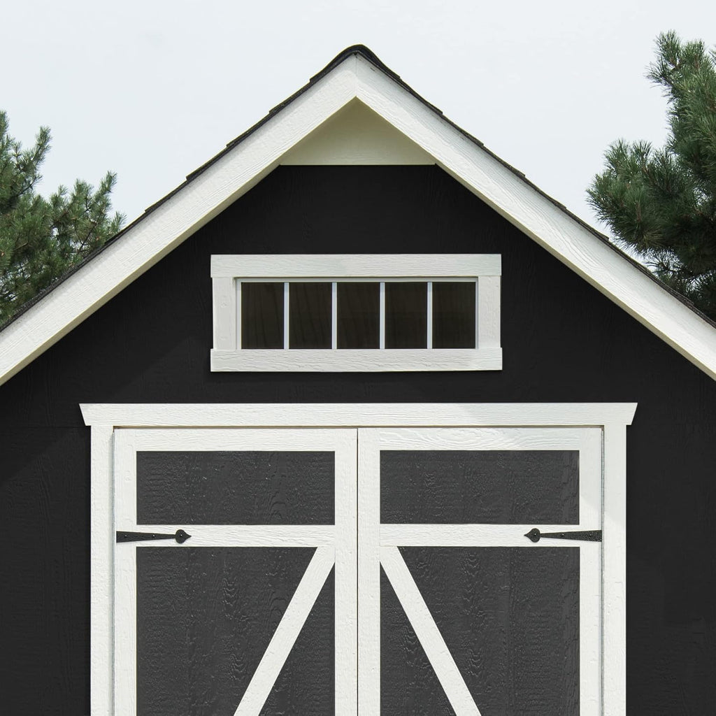 Handy Home Products Trident 8x12 Do-it-Yourself Wooden Storage Shed- does not include floor kit, paint, or roofing shingles (Amazon Exclusive)