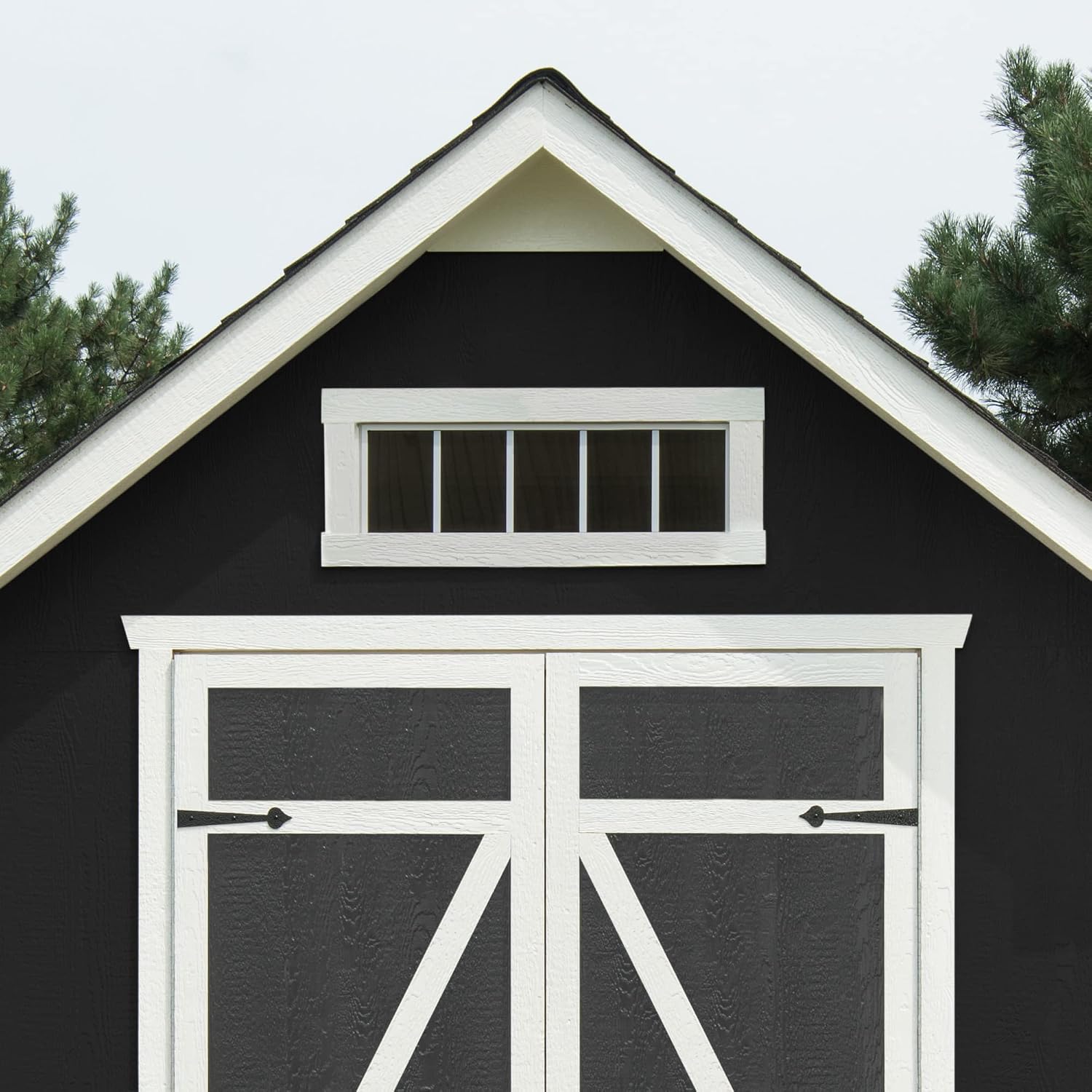 Handy Home Products Trident 8x12 Do-it-Yourself Wooden Storage Shed- does not include floor kit, paint, or roofing shingles (Amazon Exclusive)